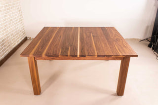 2 piece walnut ping pong table on walnut base