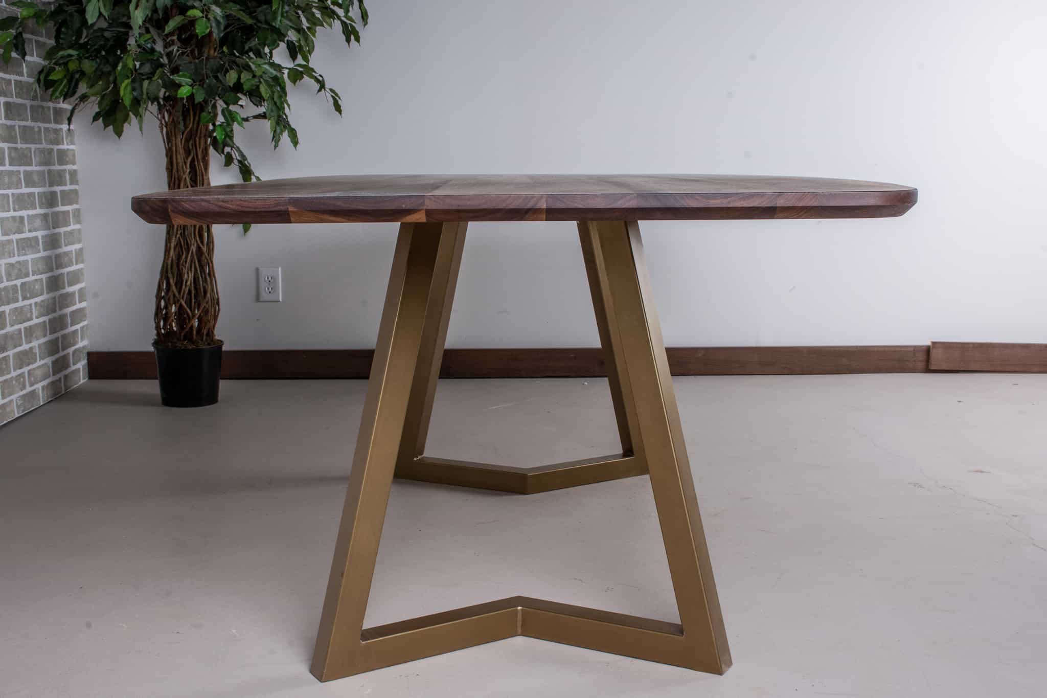 Walnut Dining Table Squoval Dining Table Loewen Design Studios